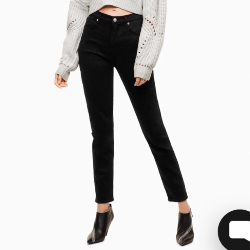 Wilfred/Citizens of Humanity Black High Rise Jeans